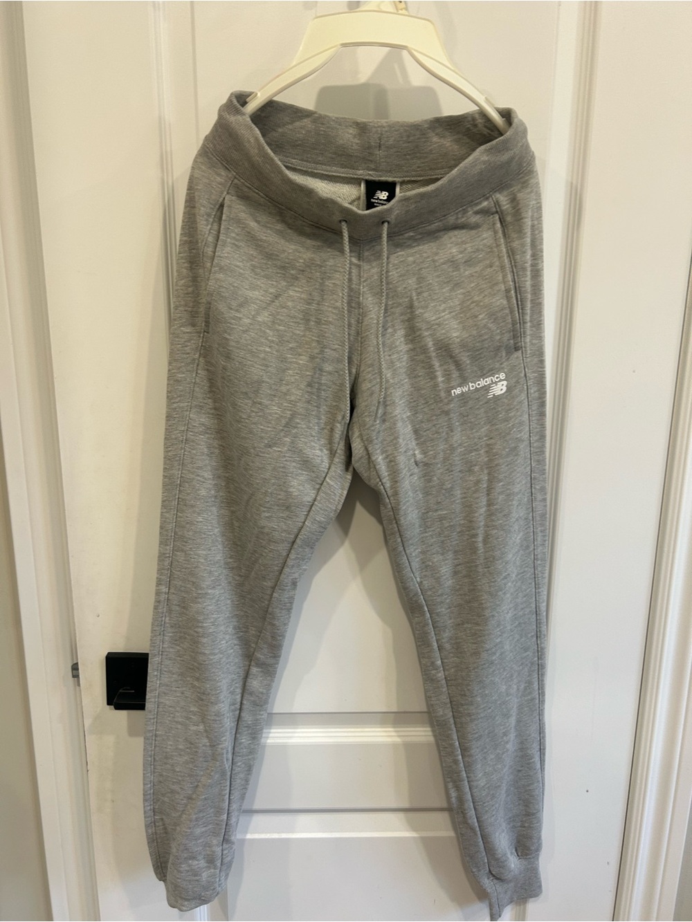 New Balance Light Gray Kids' Jogger Sweatpants